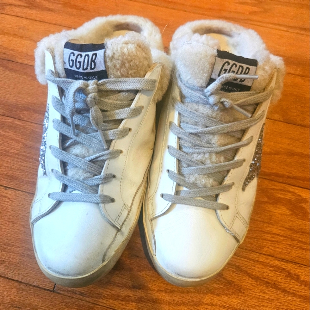 Golden Goose Women's White Sneakers Size 40